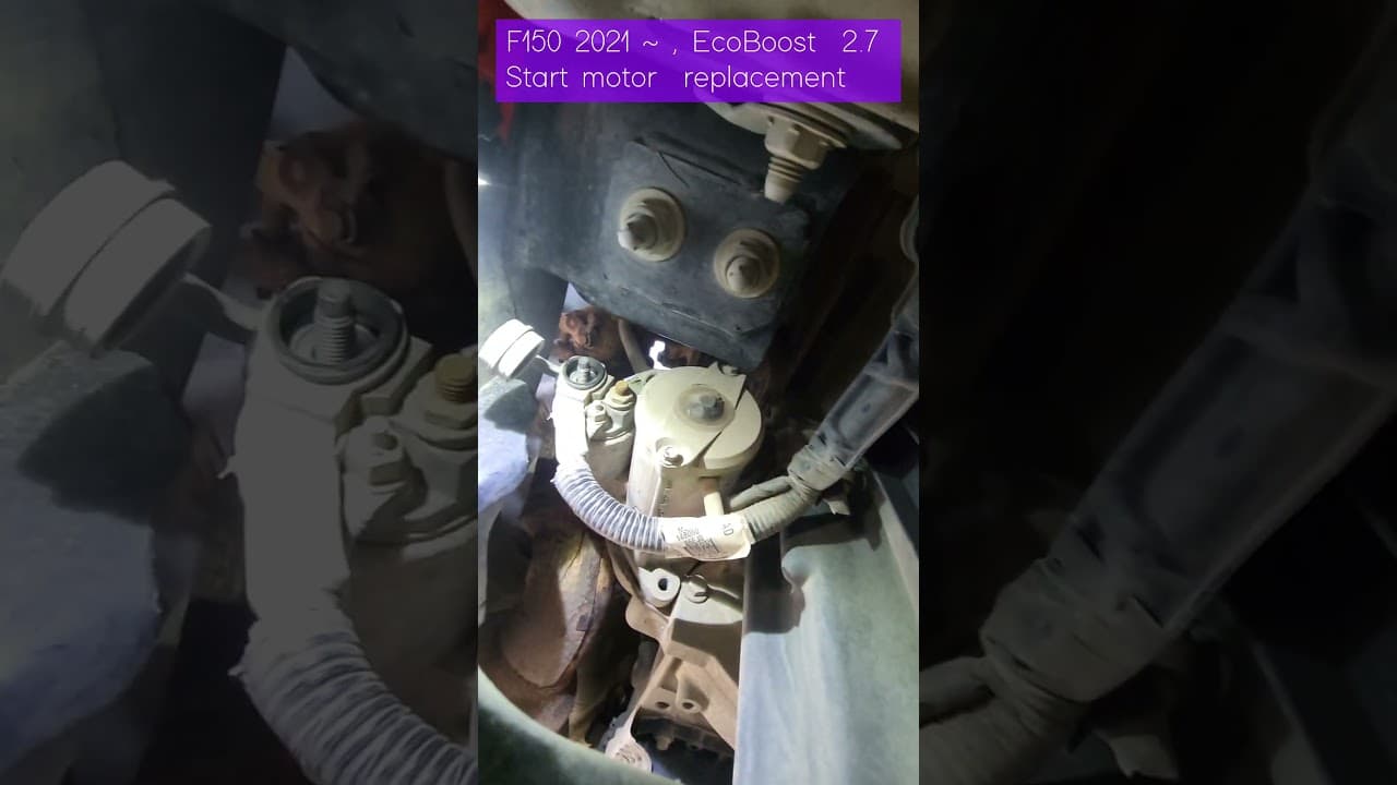 F150 2 7L Eco No Start , Replace Starter, how to check it .  #f150, #f150starter, #f150startmotor,