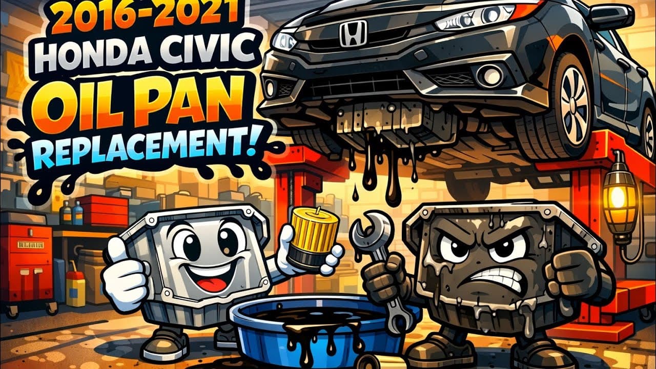 Oil Pan Replacement | 2016-2021 Honda Civic COMPLETE GUIDE