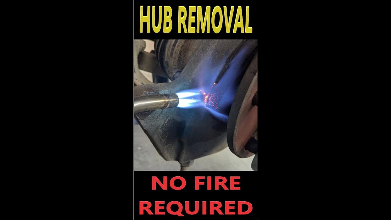 CHEAP & EASY Wheel Bearing Removal #SHORT Chevy Dodge Ford Honda Kia GMC Hyundai Toyota Buick BMW