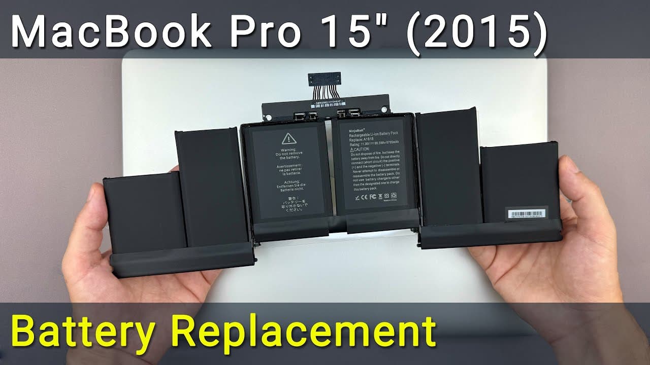 2015 MacBook Pro 15 Battery Not Charging? DIY Battery Replacement Guide