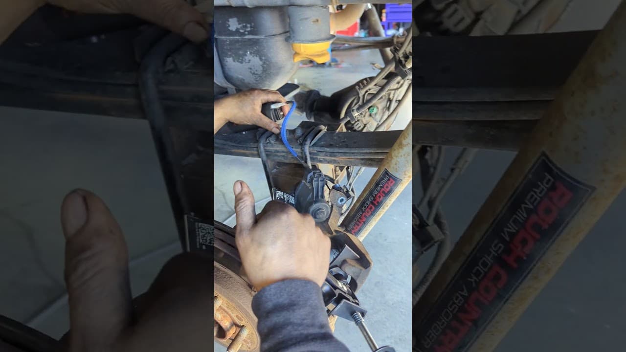 2020 Ford F150 rear brake job with electric brake calipers. no scanner www.e-brakeboss.com