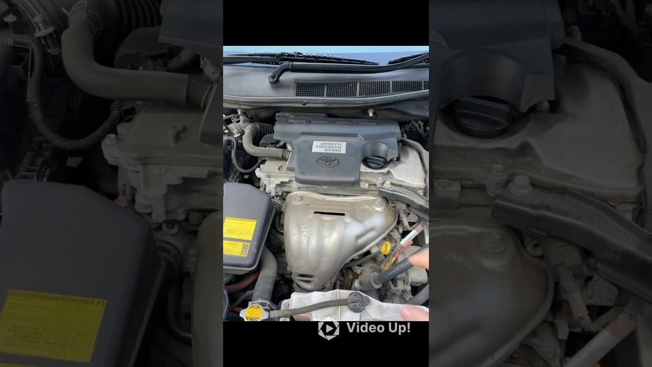 Toyota Camry Spark plug change in less than 1 minute.  #toyota #diy