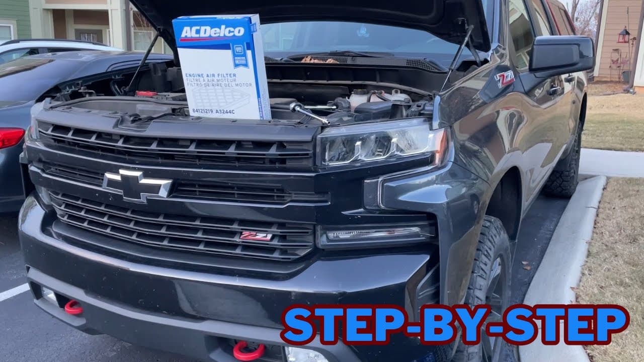 How to Replace the Engine Air Filter on a 2019-2024 Chevy Silverado