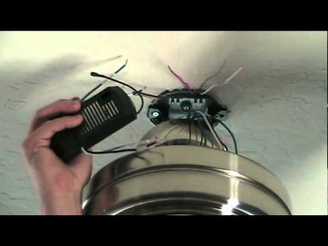 How To Install a Ceiling Fan With Remote Control