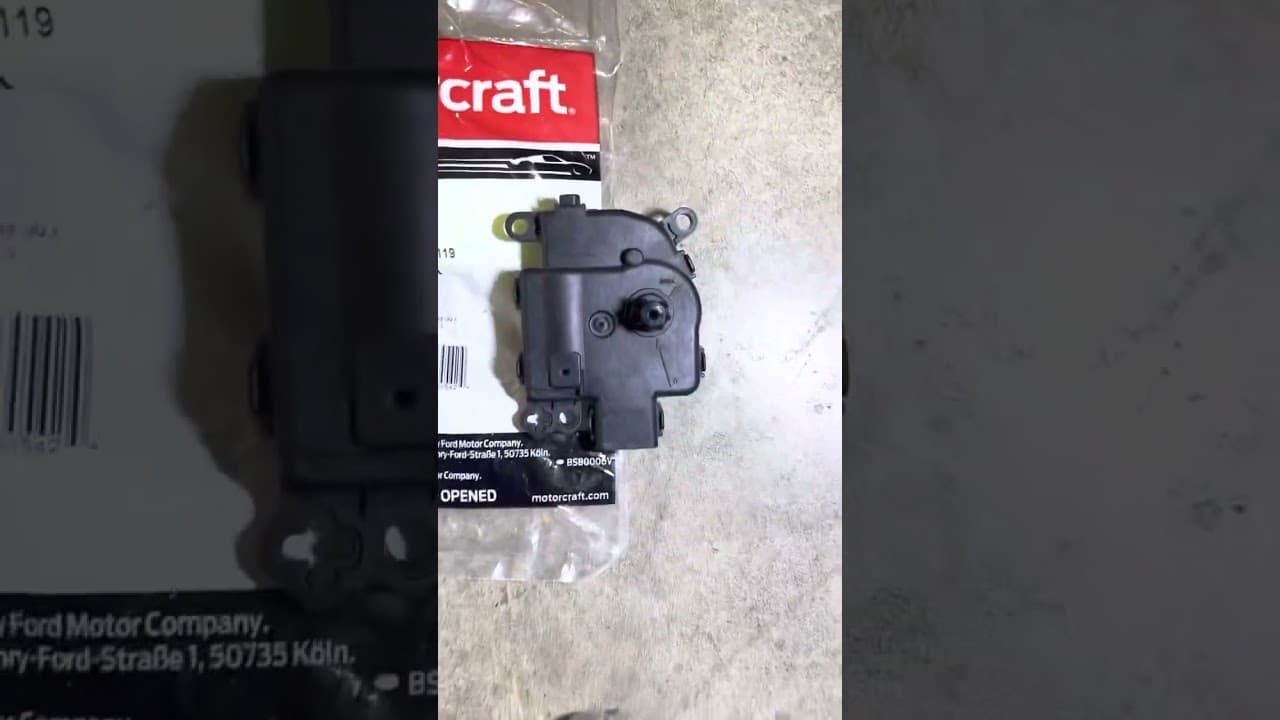 2016 F150 mode door actuator replacement
