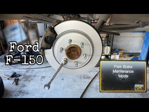 How to Replace Rear Brakes on a 2017 and Newer Ford F-150 (Electronic Parking Brake)