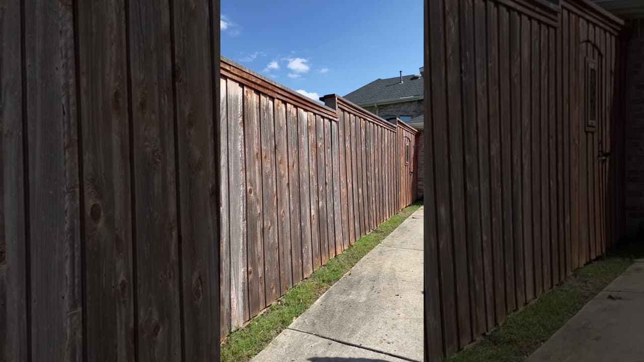 Fixing a Fence that was knocked down during a storm #fence #repair #entrepreneur #backyard #diy