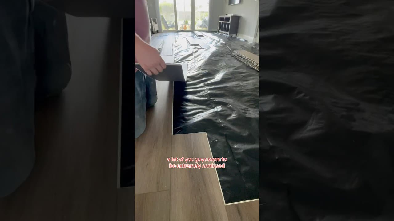 Vinyl flooring needs a vapor barrier #flooring ##vinyl flooring yl