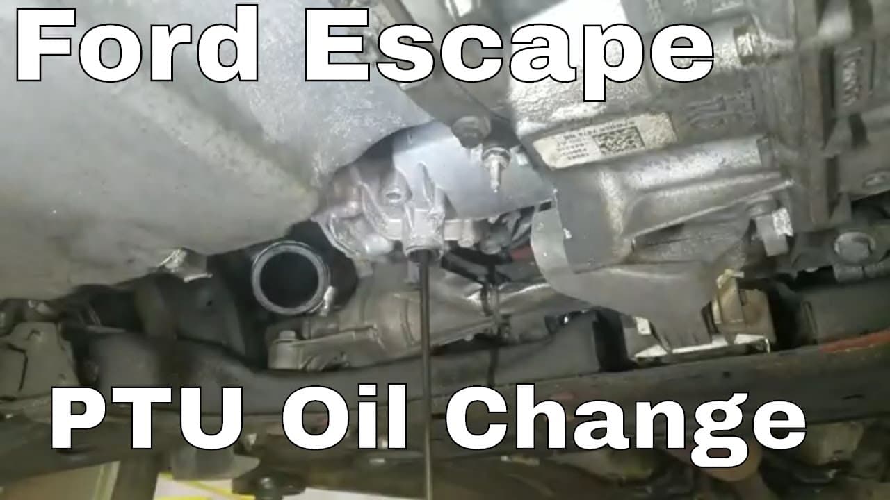 2013-2019 Ford Escape PTU (Power Transfer Unit) Oil Change