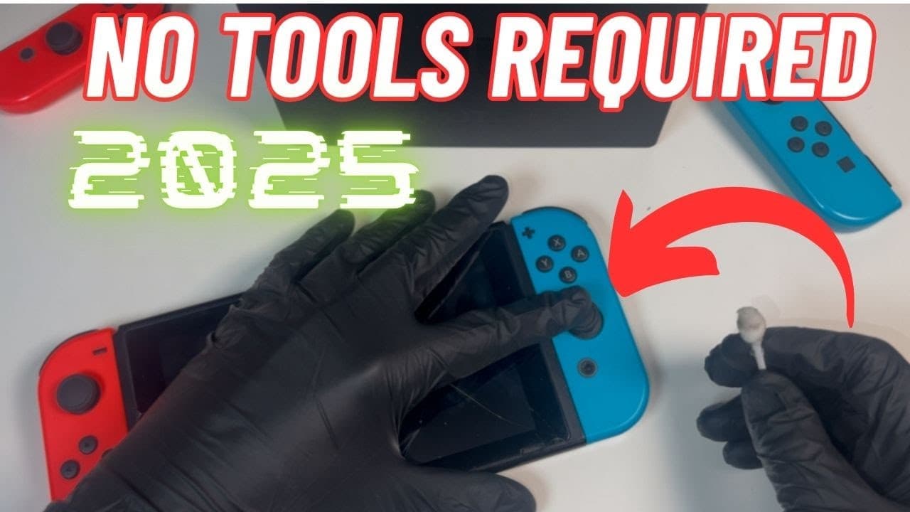 How to Fix Joy-Con Drift Without Tools (Works in 2025)
