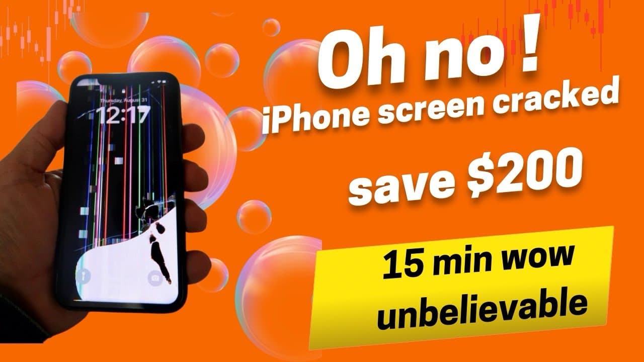 iPhone 14 screen replacement | how to replace iPhone screen | iPhone cracked screen replacement 