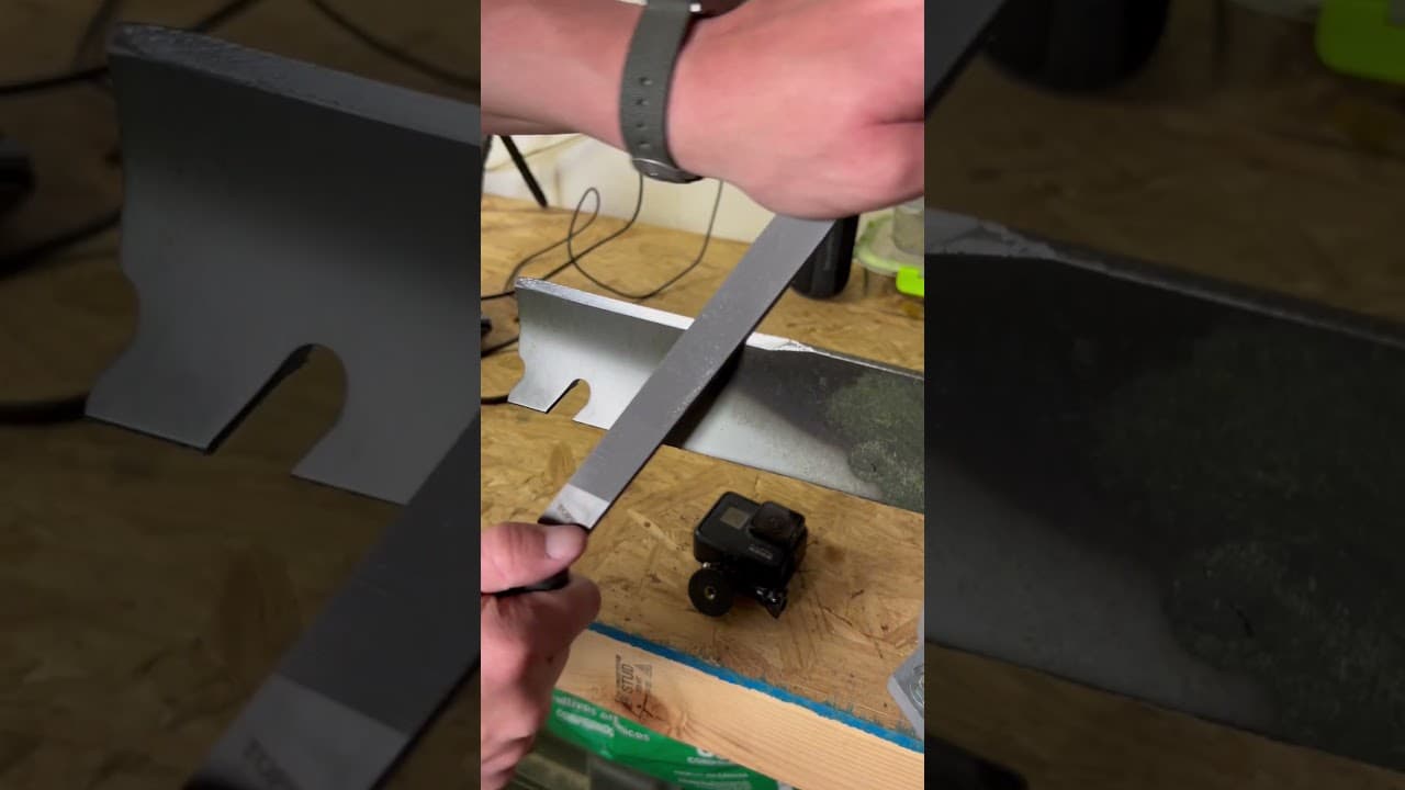 Stop Ruining Your Mower Blades With An Angle Grinder!