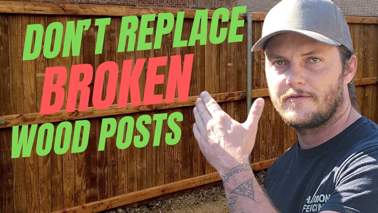 I Don’t Replace Fence Posts (My Better Method)