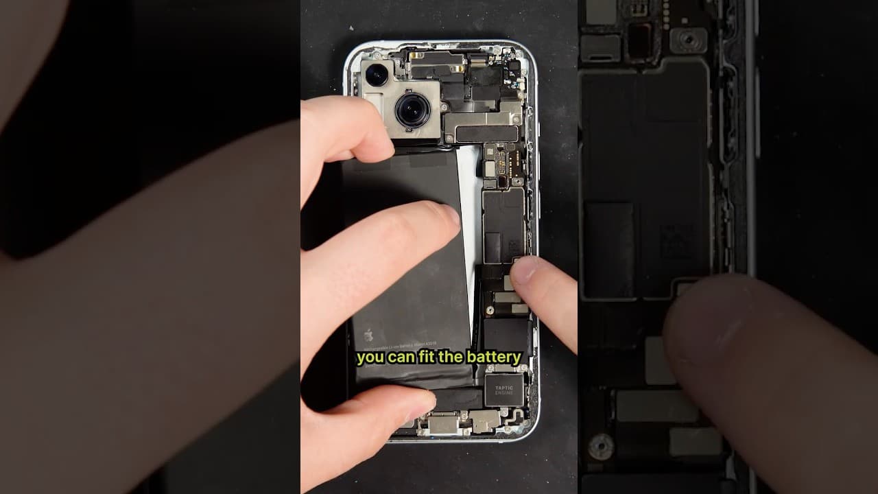 Fix This iPhone 15 Battery in Under 1 Minute! #phonerepair  #batteryreplacement