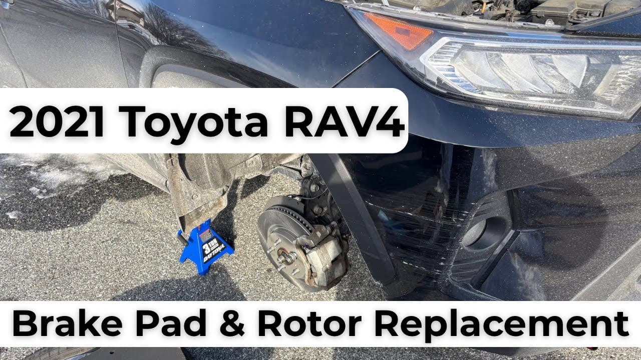 2019-2025 Toyota RAV4 Front Brake Pad & Rotor Replacement