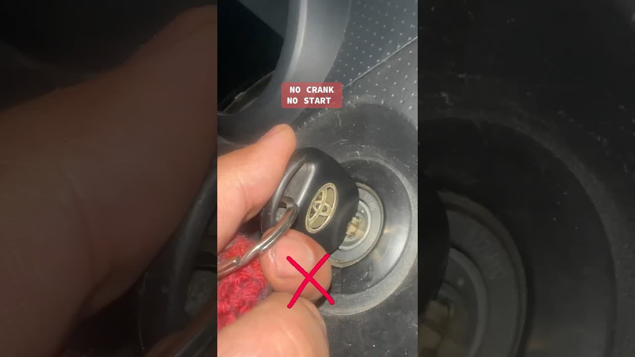 Toyota No Crank No Start Free Solution #short #viral