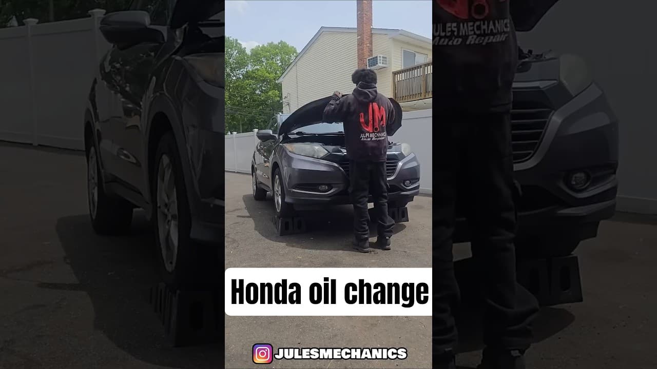 Honda HR-V Oil Change in a minute 🛠🔥 #Honda #oilchange