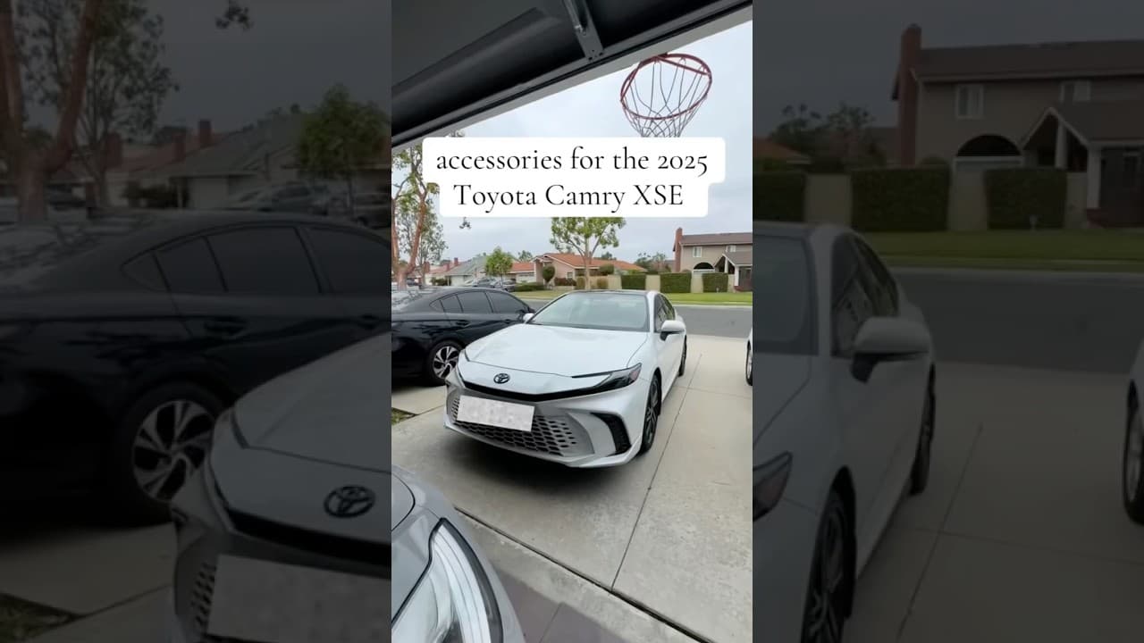 Accessories for 2025 Toyota Camry XSE💅 #toyotacamry #accessories #newcar #toyota #caraccessories