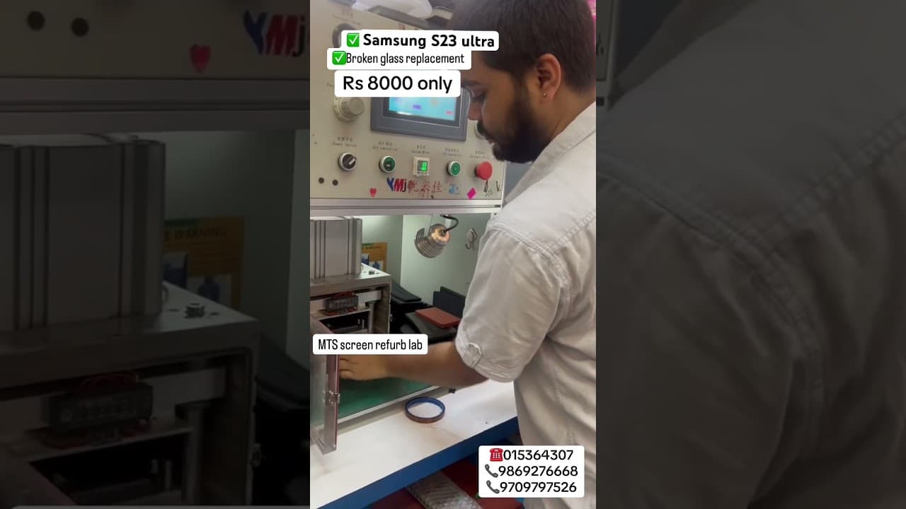 #screenreplacement Samsung S23 ultra ✅glass replacement Mts lab mobile repairing service center