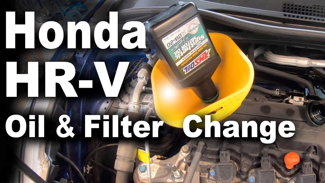 Honda HR-V Oil Change - AMSOIL Signature Series 0W-20 Synthetic Motor Oil