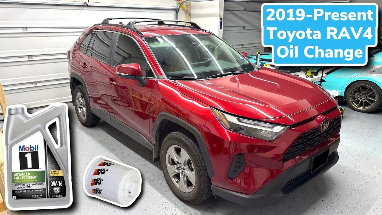 How To Change Oil in Toyota Rav4 2019 and Newer
