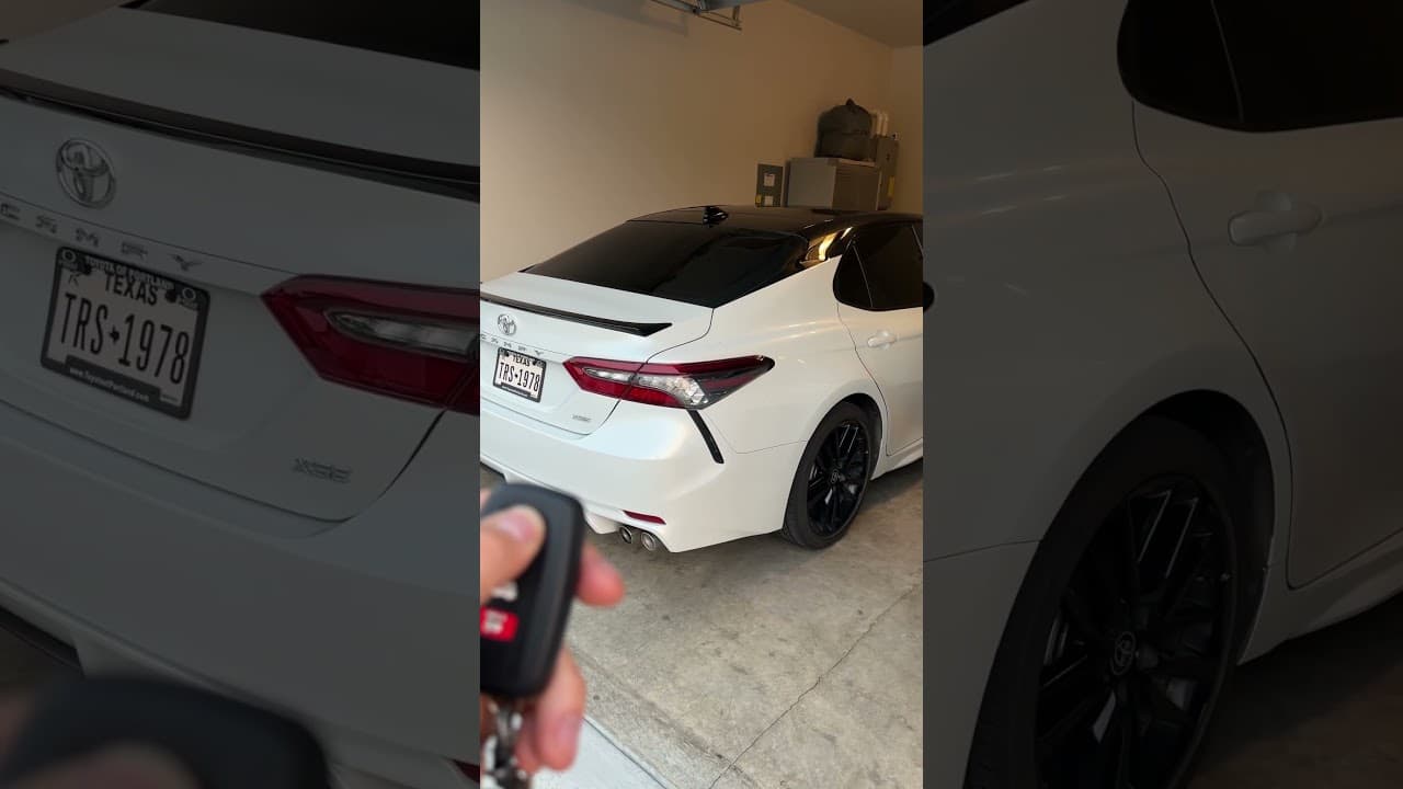 How to remote start your 2022 Toyota Camry XSE #shorts #howto #toyota #camry #toyotacamry #fyp