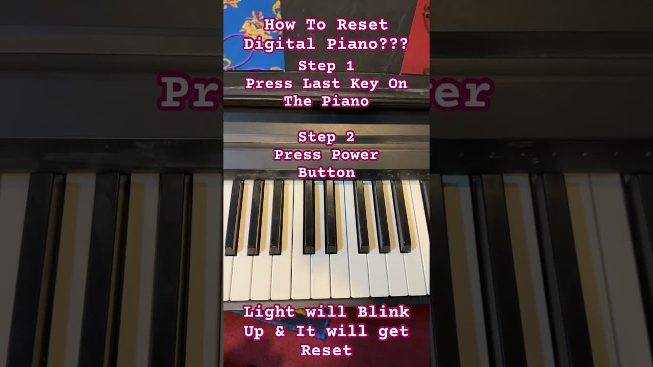 How To Reset Yamaha Digital Piano? Key Response, Dynamic Sound Missing? 2023
