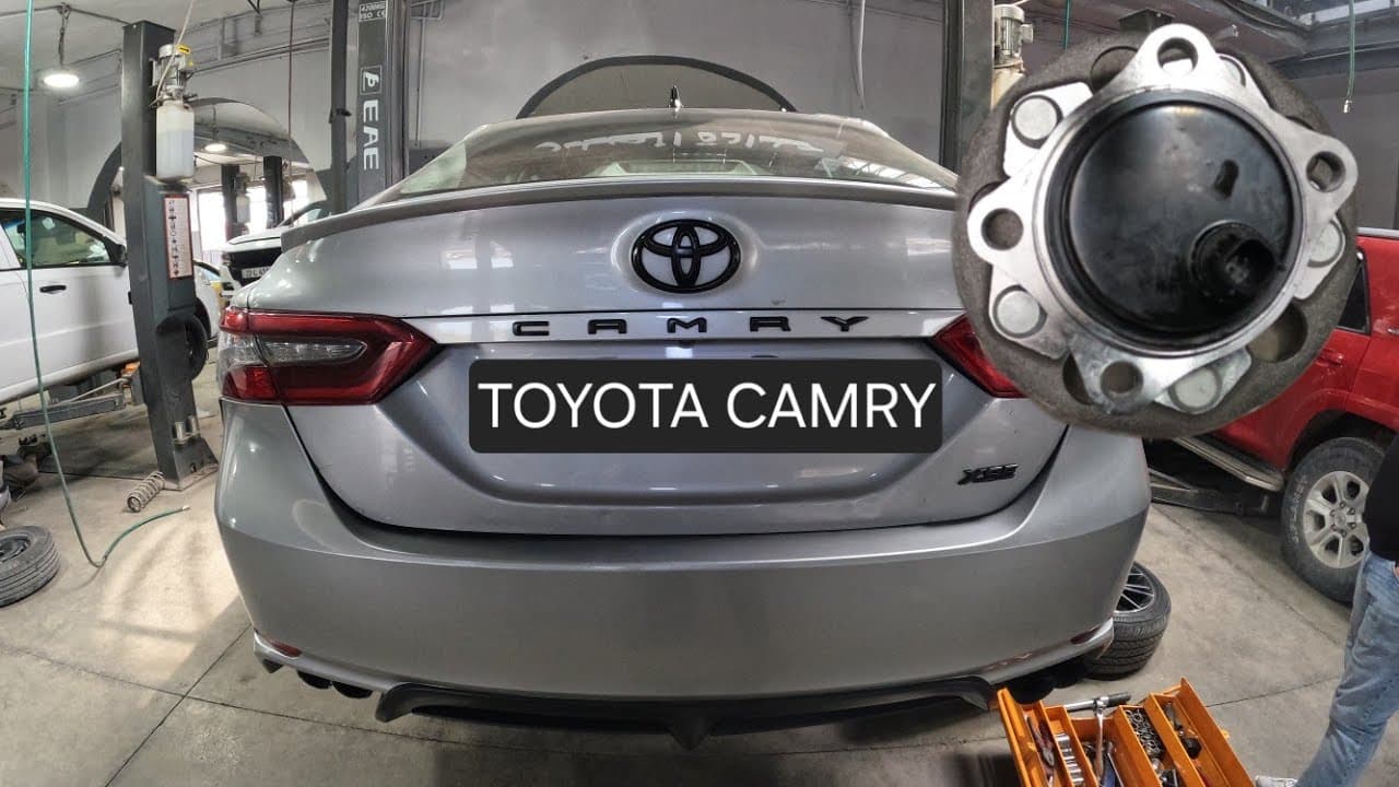 how to replace rear wheel hub bearing ... toyota camry 2018-2023 #suspensionsystem #toyota #camry