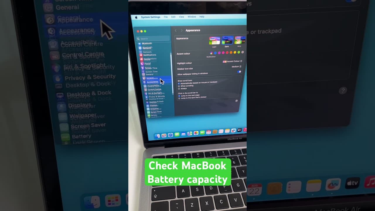 How to check MacBooks battery capacity