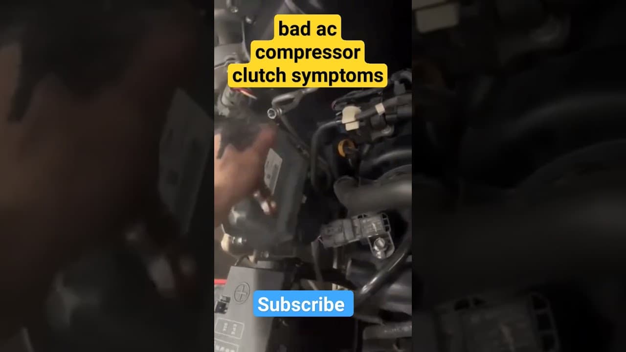 bad ac compressor clutch symptoms #accompressor #automobile