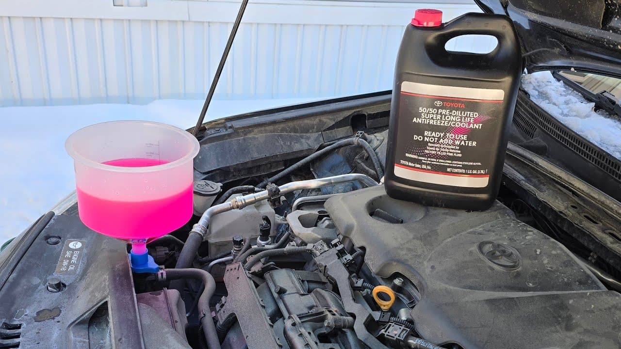 Coolant replacement 2018 - 2024 Toyota Camry 
