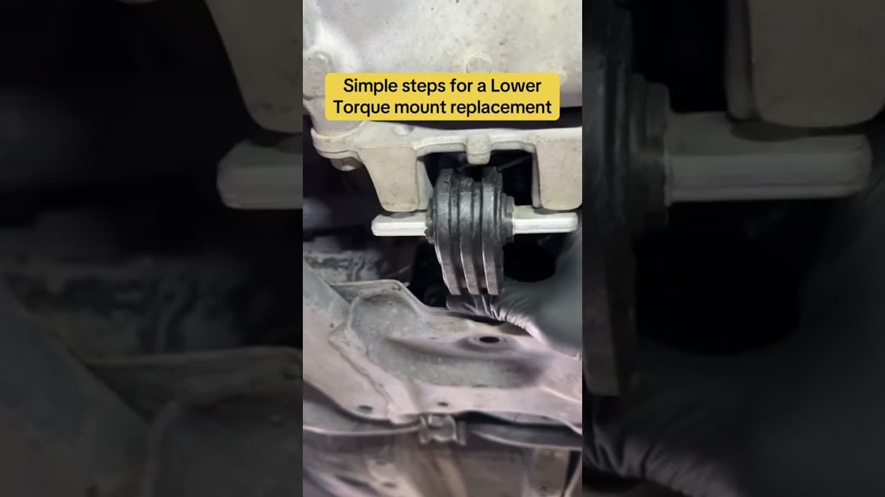 Lower torque mount replacement for all Hondas POV #Honda #HondaCivic #Car #POV #DIY #Mechanic #learn
