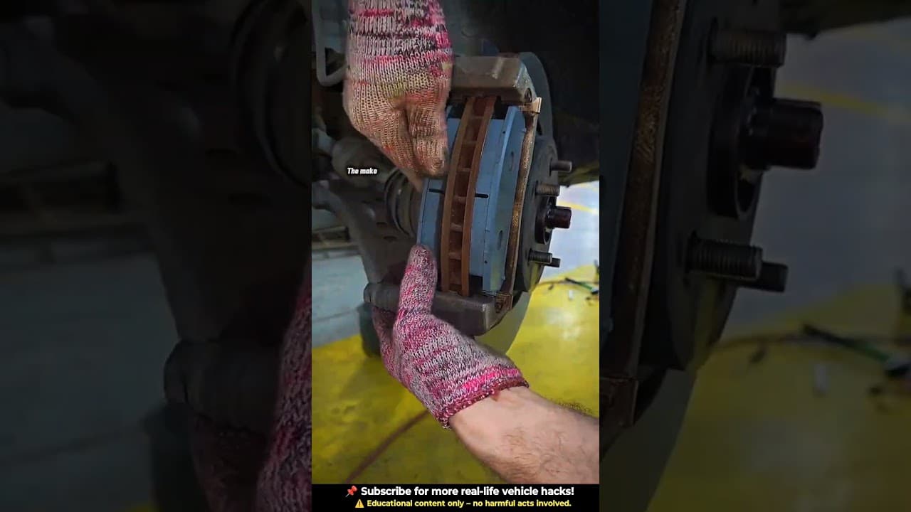 Toyota RAV4 Front Brake Service with New Brake Pads Installed" #automotive #DIY