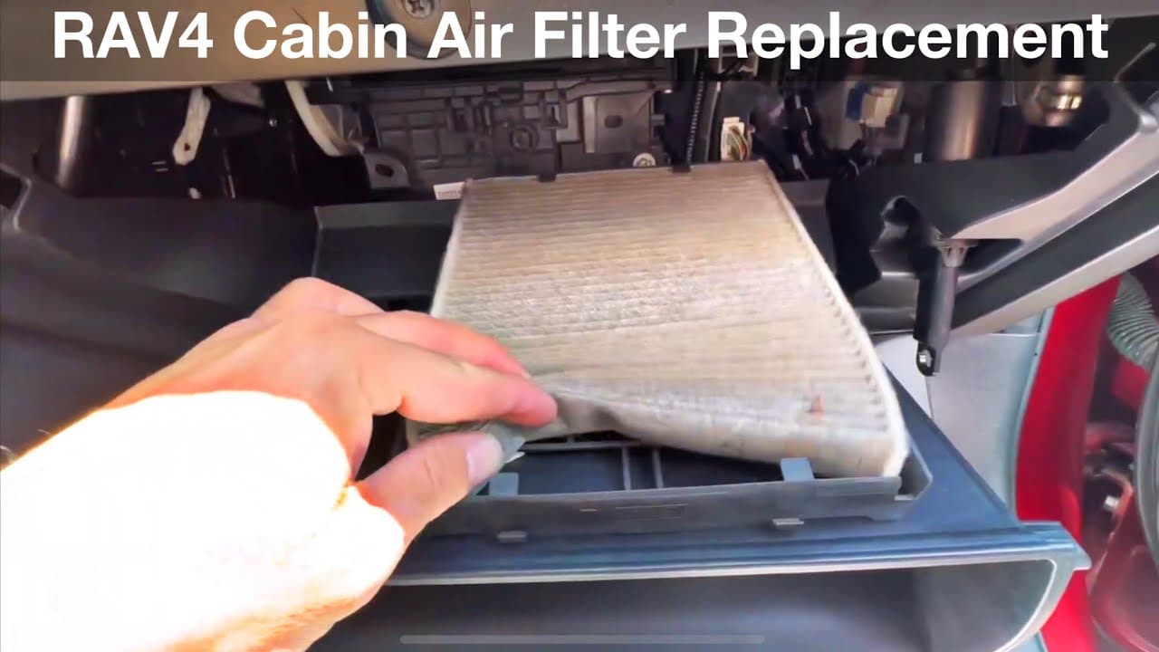 2019 - 2021 Toyota RAV4 How to replace the cabin air filter