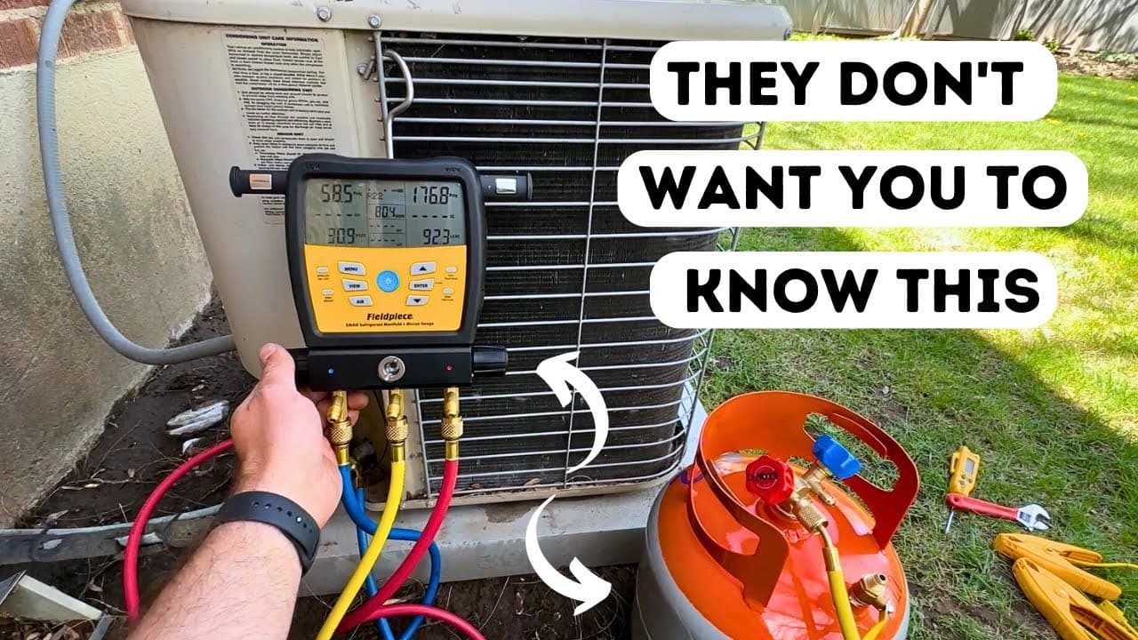 How To PROPERLY Recharge Your Air Conditioner