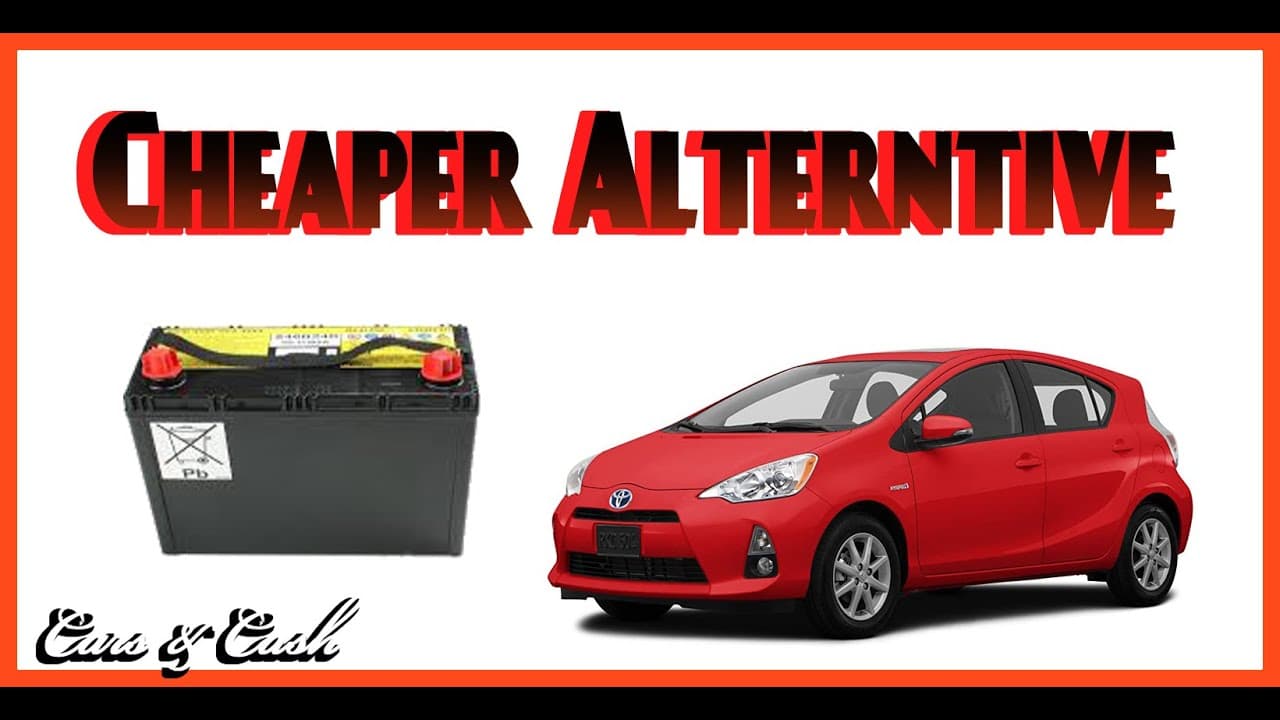 2012 Toyota Prius C 12v Battery Replacement (with normal prius battery) Location - how to tutorial