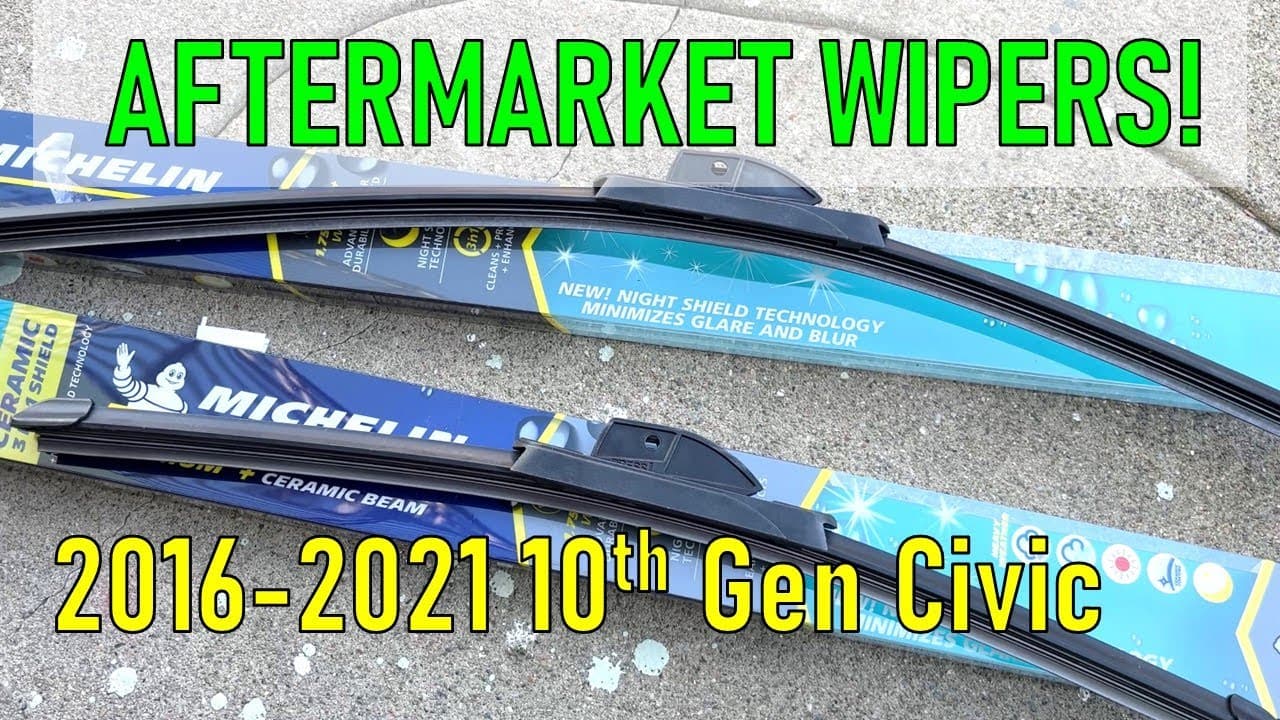 How to replace WIPERS on a 10th Gen 2016-2021 Honda Civic!