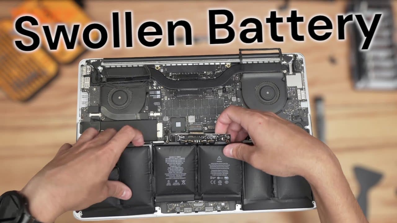 Expanding Battery ￼2015 MacBook Pro 15 inch | LCD & Battery Replacement!