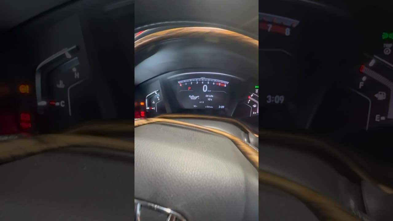 How to reset oil life in 2019 Honda CRV follow for more