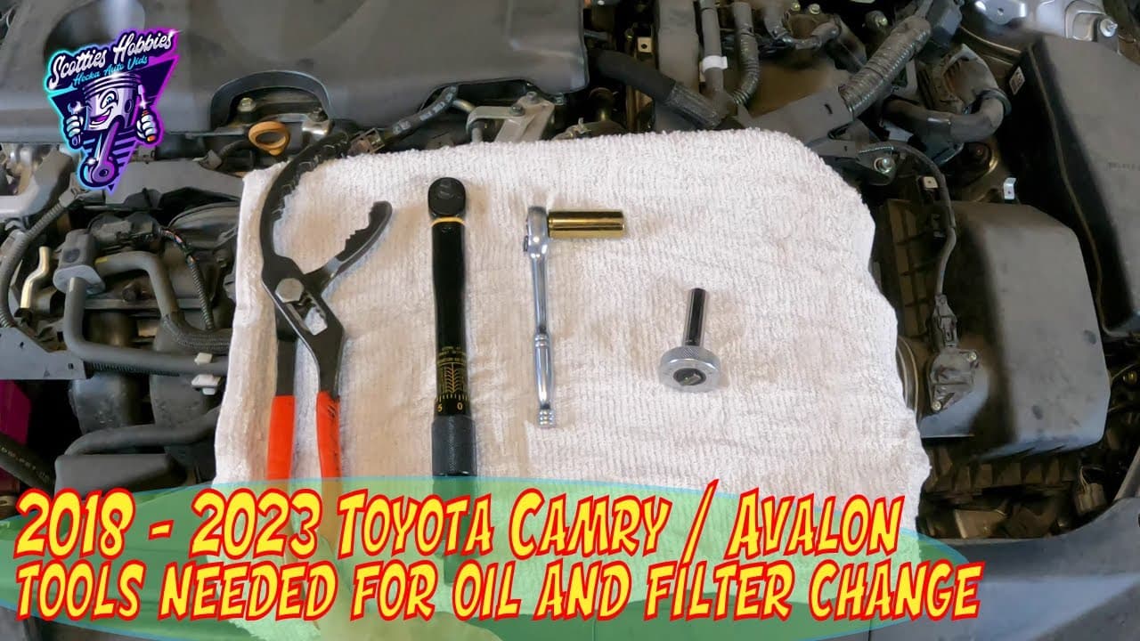 🔧 Essential Tools for Toyota Camry Oil Change & Filter Replacement 🚗