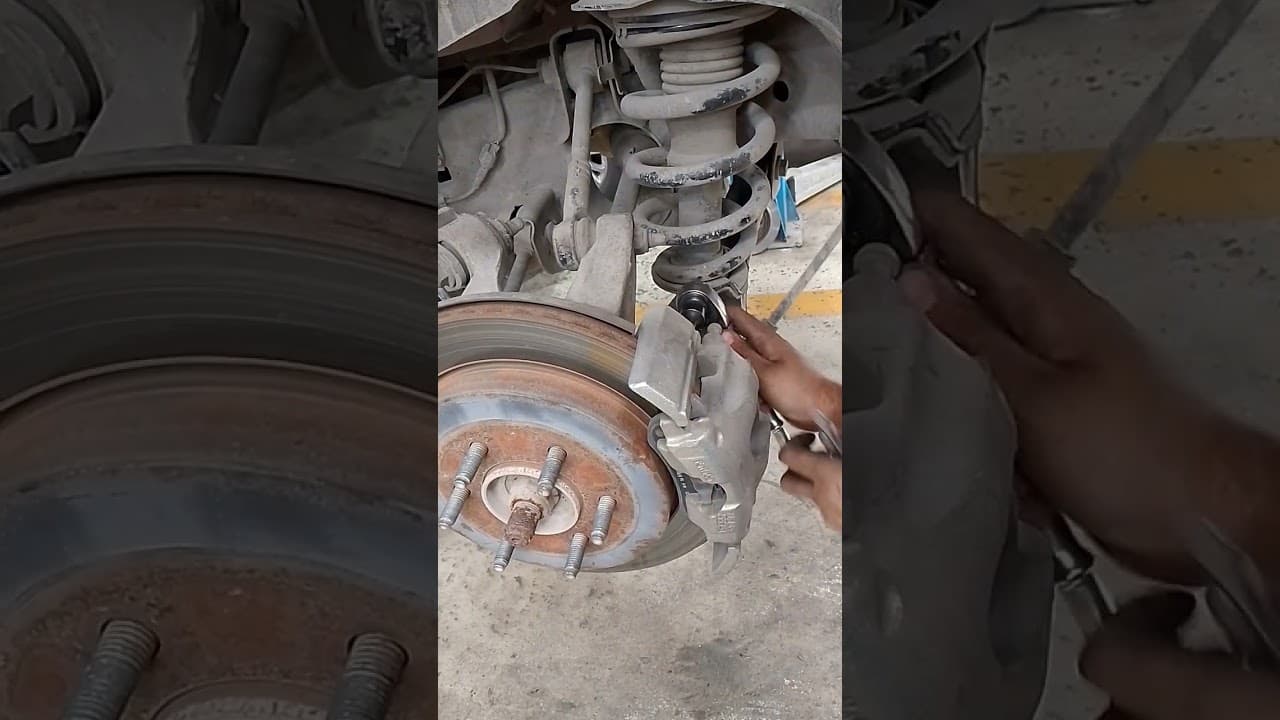 Ford expedition rear wheel brake pads replacement