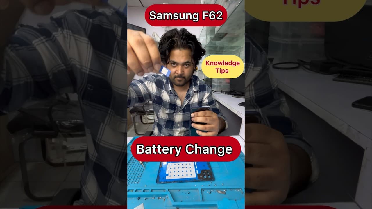 Samsung F62 Battery Change Knowledge Tips #shorts #viral #trending #youtubeshorts #mobile #repair