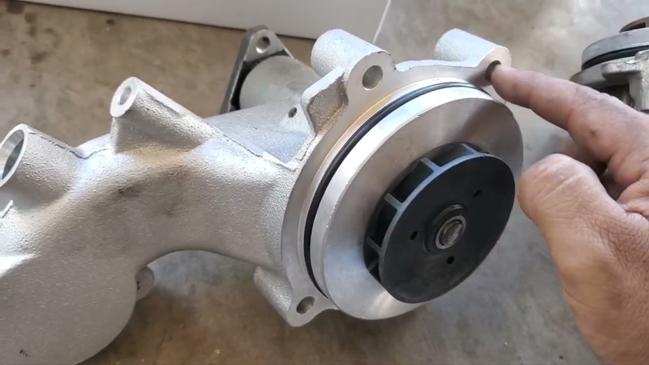 2016 ford f150 5.0 engine has whining/screeching noise ,water pump replacement