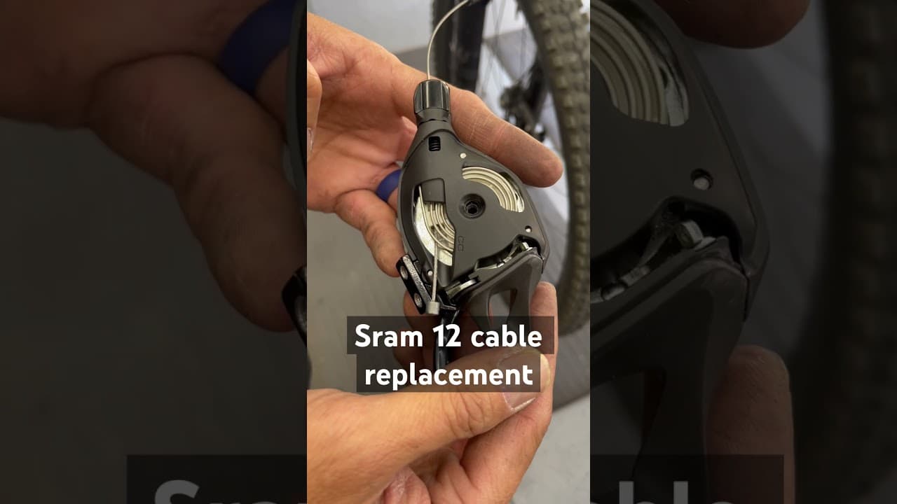 Sram 12 speed shifter. Cable replacement. #shorts #bike #mtb