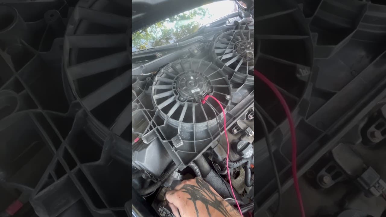How to Test a Radiator Fan Motor on any vehicle! #automotive #chevy #mechanic #diy