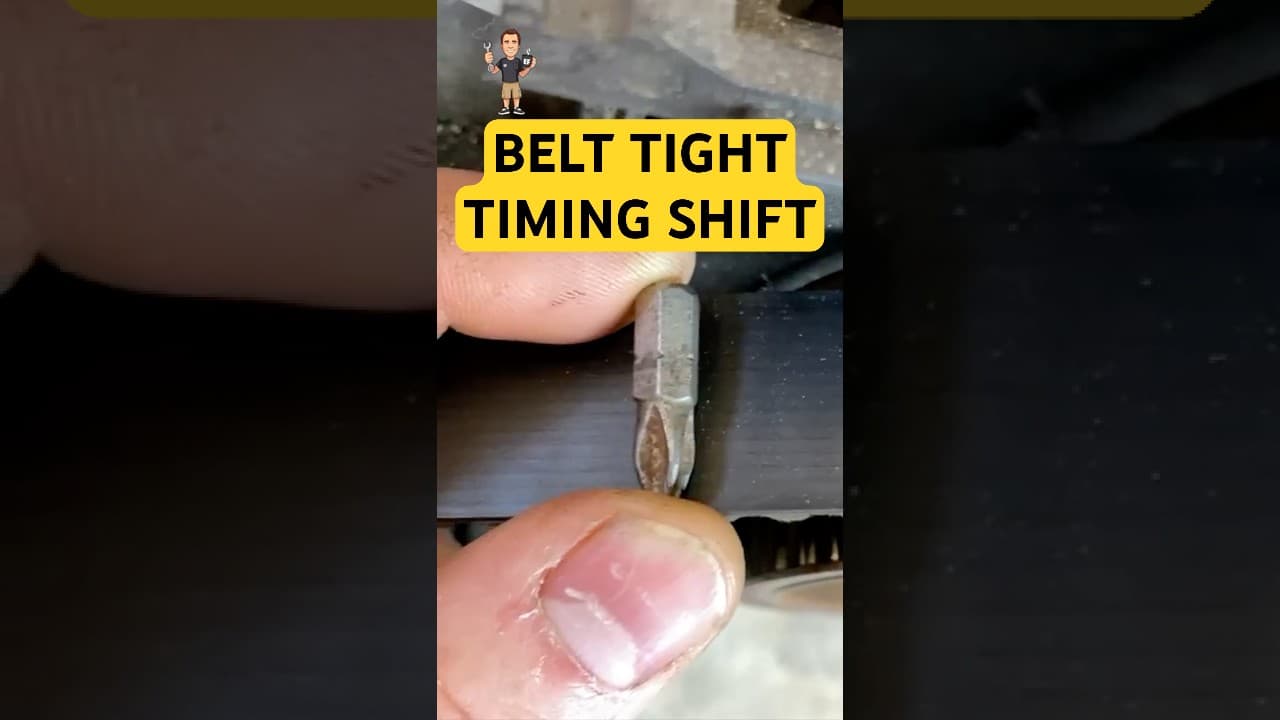 CRANKSHAFT TIMING TRICK