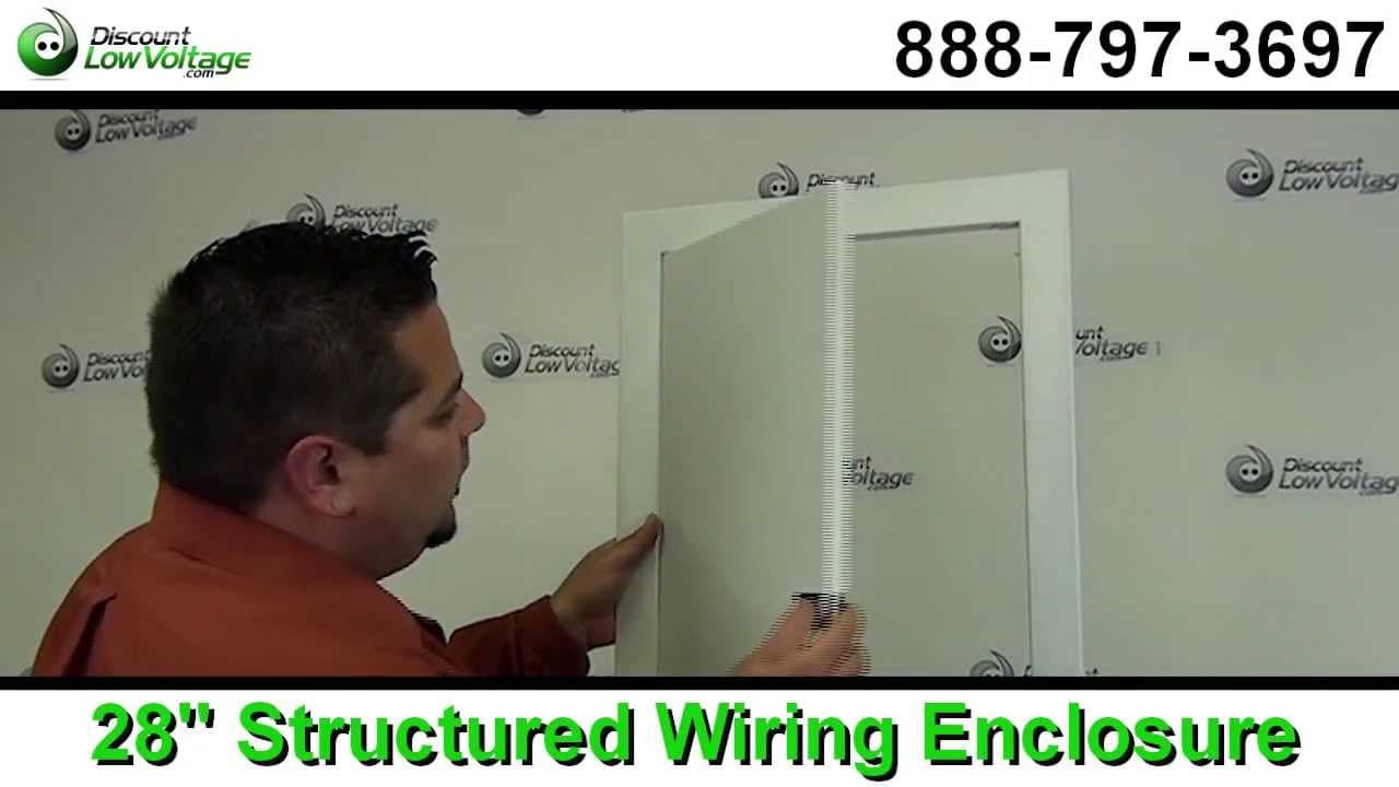 Structured Wiring Enclosure Box 28" - Home Automation