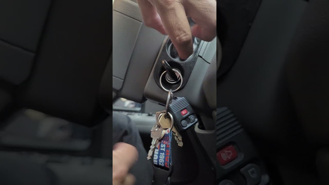 How to remove a stuck key from an F150 ignition