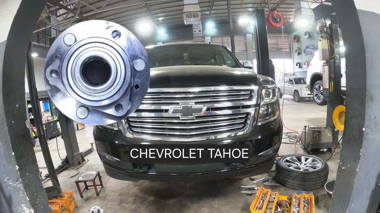 how to replace front wheel bearing ... chevrolet tahoe 2015-2020 (torque specs)