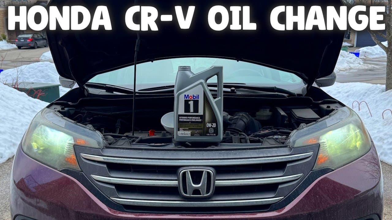 Honda CR-V Oil Change | How To Change Your Oil DIY | 2012 to 2016